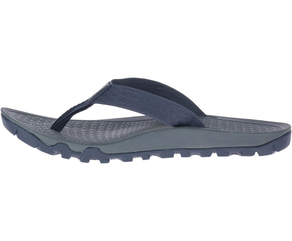 Merrell Sandals Navy - Breakwater Flip - Mens 34AOGLZBV